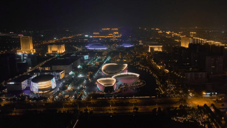 淄博上空最美的夜景_景点_夜景_淄博市攻略_城市夜景