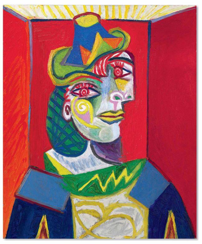 毕加索最贵50张作品:独领风骚百年