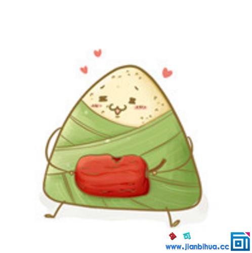 粽子简笔画彩色
