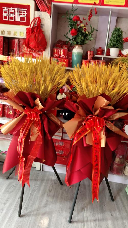 大麦开业花篮_大麦_花篮_囍店鲜花花店攻略_花店_鲜花