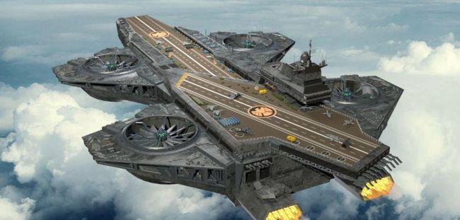 美绝密太空战舰计划曝光首艘空天航母或吊打全球科幻成为现实