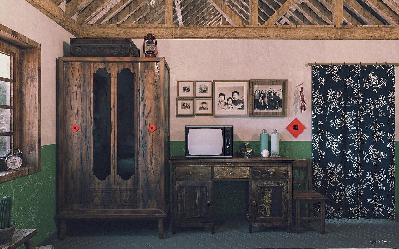 怀旧|空间|家装设计|亨利和贞工作室 - 原创作品