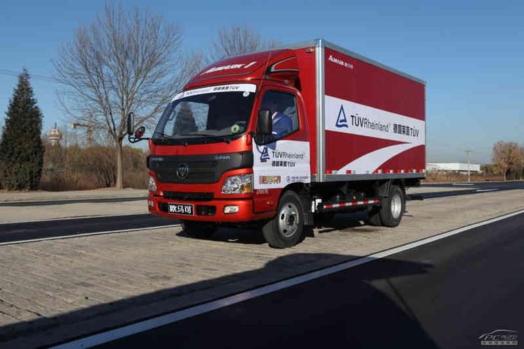 成为国内首款也是目前唯一通过德国tuv莱茵认证测试的高端中轻卡