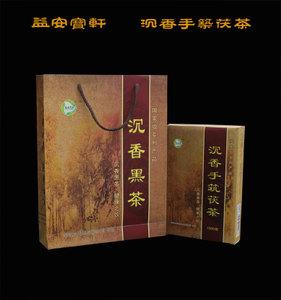 安化黑茶 黄花梨黑茶 沉香茯砖 黑茶茯茶砖 千两饼