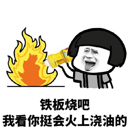 铁板烧吧我看你挺会火上浇油的