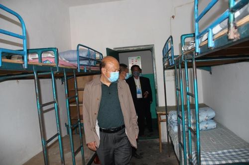 成安二中接受2020年春季学期初三开学条件核查验收