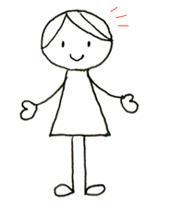 简单人物怎么画简单人物简笔画画法步骤教程小女孩简笔画