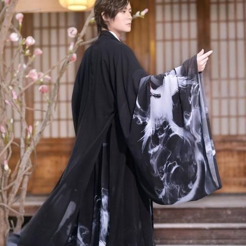 汉服新品高品质汉服魏晋风cp男女大袖交领襦裙重明鸟