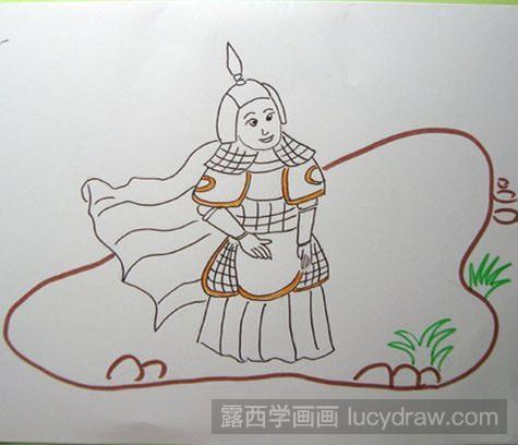教你画古代威武的大将军