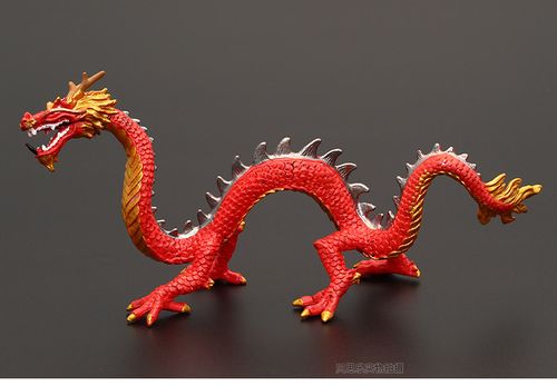 儿童仿真动物玩具野生动物模型套装 神龙中国龙蛟龙凤凰礼物摆件