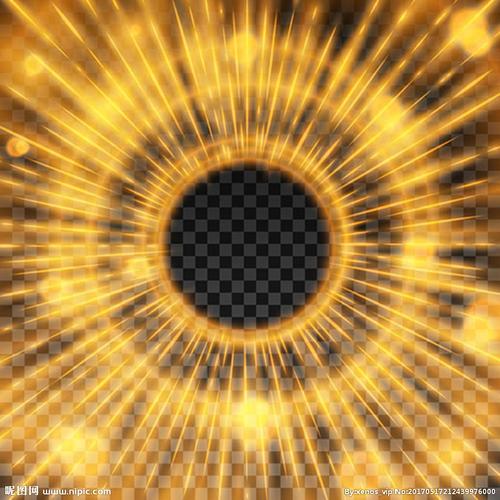 金光闪耀的圆环图片