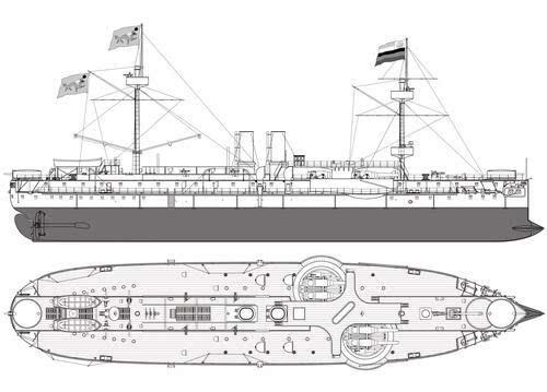 「中华舰影」"定远""镇远"号铁甲舰
