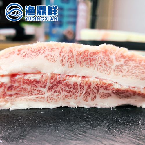 西班牙伊比利亚黑猪下颚肉心500g雪花猪肉芯松板肉生