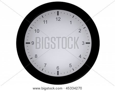 空白时钟 (无针)