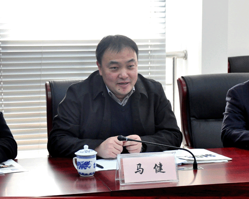 河南省郑州市马健副市长一行访问上海有机所