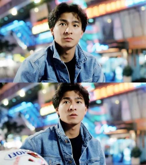 还有刘德华在《天若有情》里的经典牛仔外套 look .