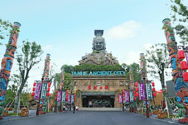 梦回西周  告别了密印寺,我们来到了宁乡炭河古城,两个景点相差不是