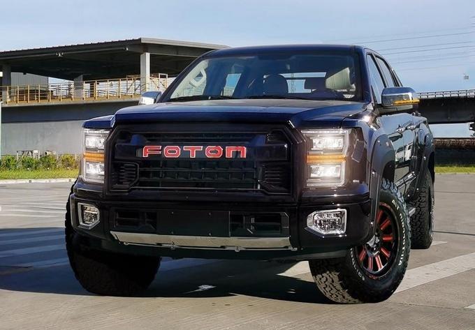 福田大将军皮卡高清实拍泄露宽度达两米