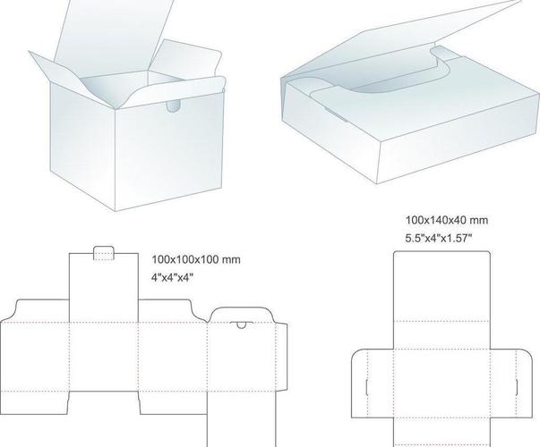 包装盒模板 包装盒图片