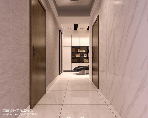 住宅过道地砖铺贴效果图欣赏