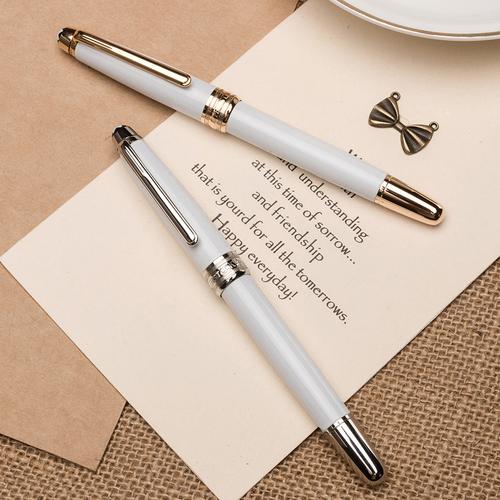 montblanc/万宝龙钢笔勃朗峰白色女士商务墨水笔 专柜联保_5折现价