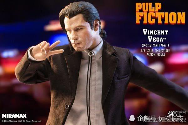 向经典电影致敬,staracetoys《低俗小说》文森特·维嘉马尾人偶