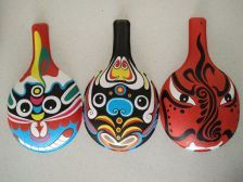 儿童画丙烯画,马勺彩绘