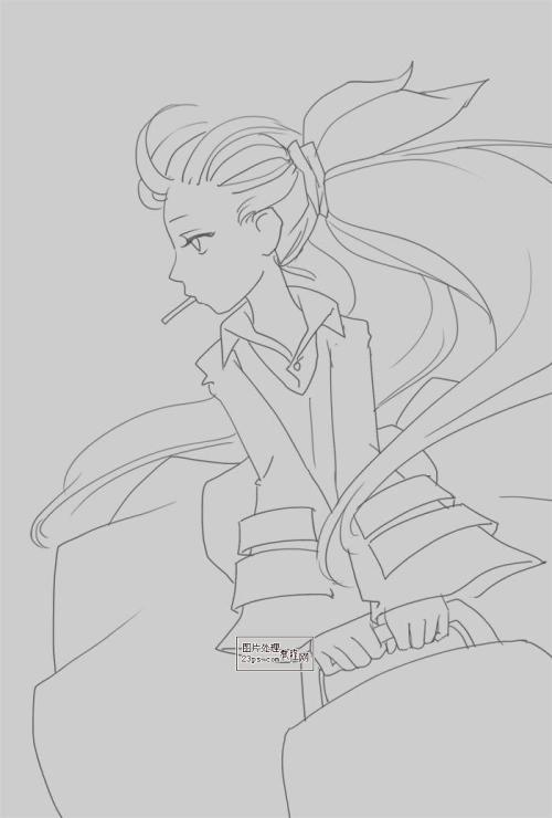 张云雷动漫画简笔画