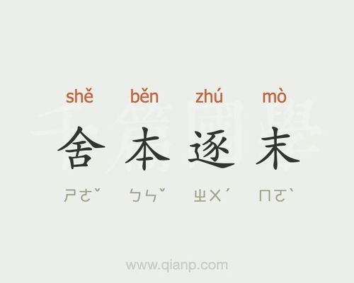 舍本逐末成语故事