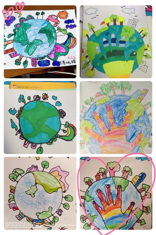 疫情时期时尚阳光幼儿园的地球日主题活动