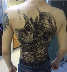 齐天大圣头像纹身图片