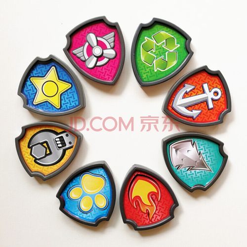 小狗汪汪队玩具队狗牌 全套8款狗狗巡逻队盾牌可佩戴胸牌