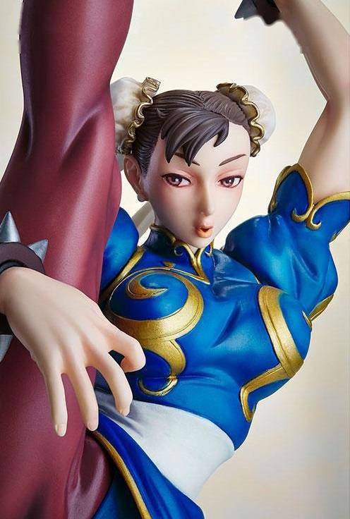 卡普空街霸春丽手办开启预购大粗腿筋肉毕现