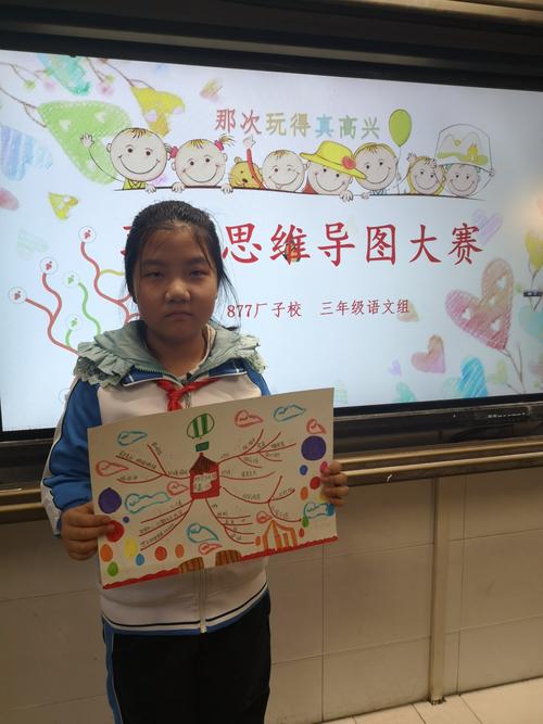 从聚合到发散,从逻辑到文艺——877厂子校三年级语文习作思维导图大赛