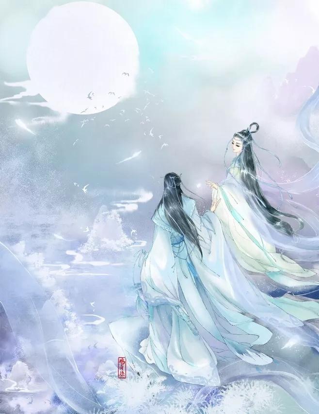 古风情侣壁纸手机壁纸古风图片高清唯美壁纸96张