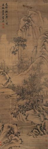 蓝瑛(明清杰出画家)清晰作品