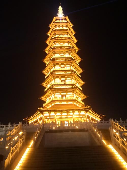 万佛塔 - 花粉随手拍夜景 花粉俱乐部