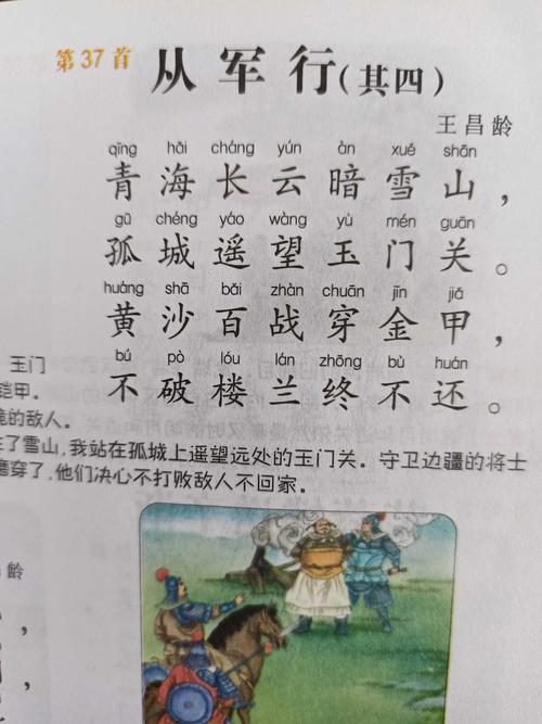 学习唐诗三百首第37《从军行其四》