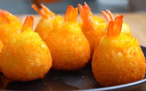 【美食分享】黄金虾球