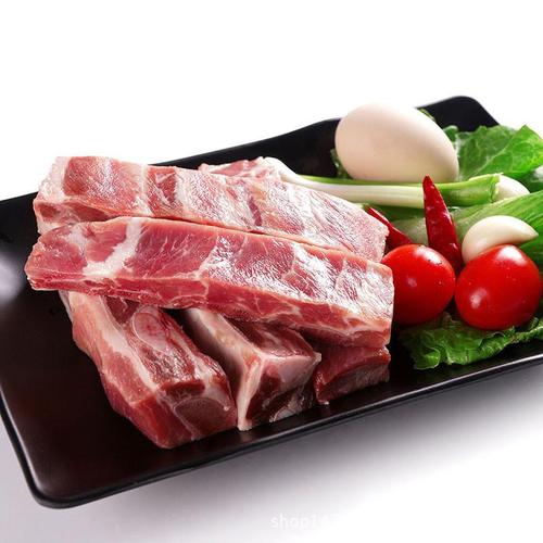 苏淮黑猪肉新鲜排骨肋排猪排骨土猪排生排骨5斤包邮支持代发