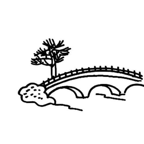 画桥的图片简笔画