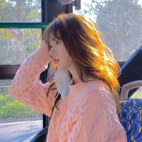 女生头像|落日黄昏暖色系