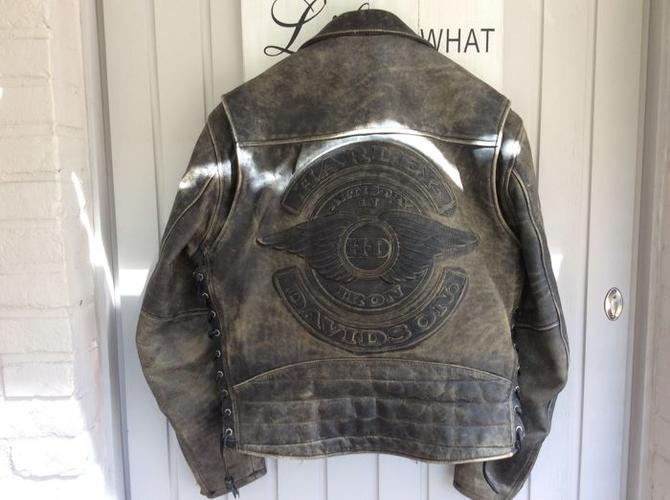 服装- harley davidson leather jacket - 0