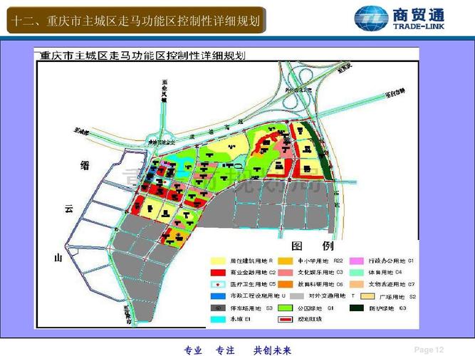 国际供应链服务基地 十二,重庆市主城区走马功能区控制性详细规划