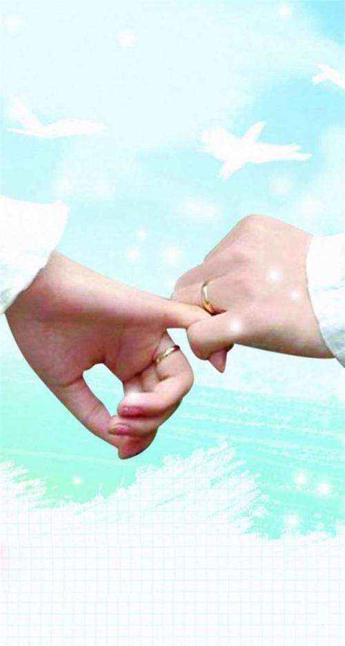 情侣牵手唯美高清手机壁纸大全