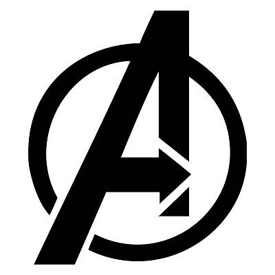 the avengers logo sticker for laptop/phone/tablet/ipad etc (3