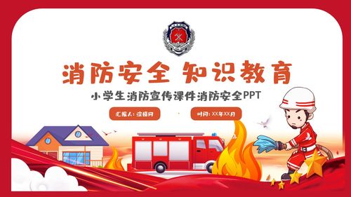 中小学学校火灾防火消防安全日教育校园安全知识宣传ppt课件