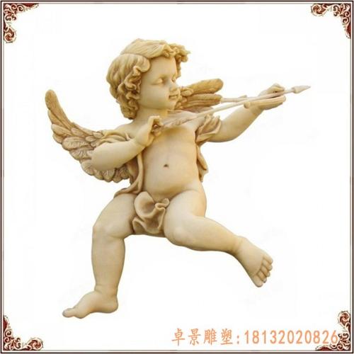 雕塑小天使图片大全