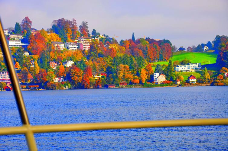 利用身边的围栏可以使用l形框式构图,一样有着可以吸引观者的作用.