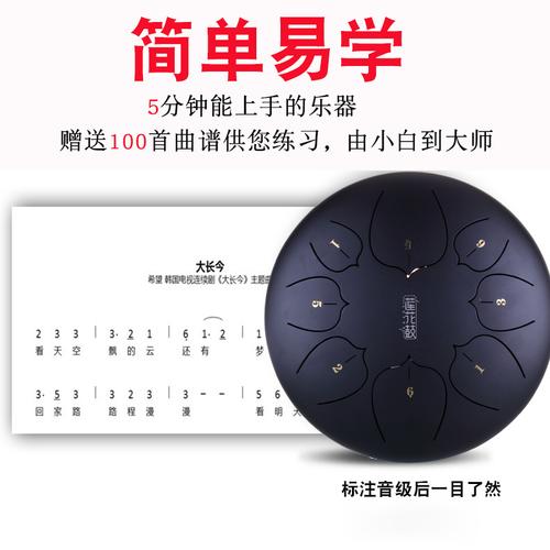空灵鼓琴初学者入门钢舌忘忧专业级手碟成人儿童空灵鼓